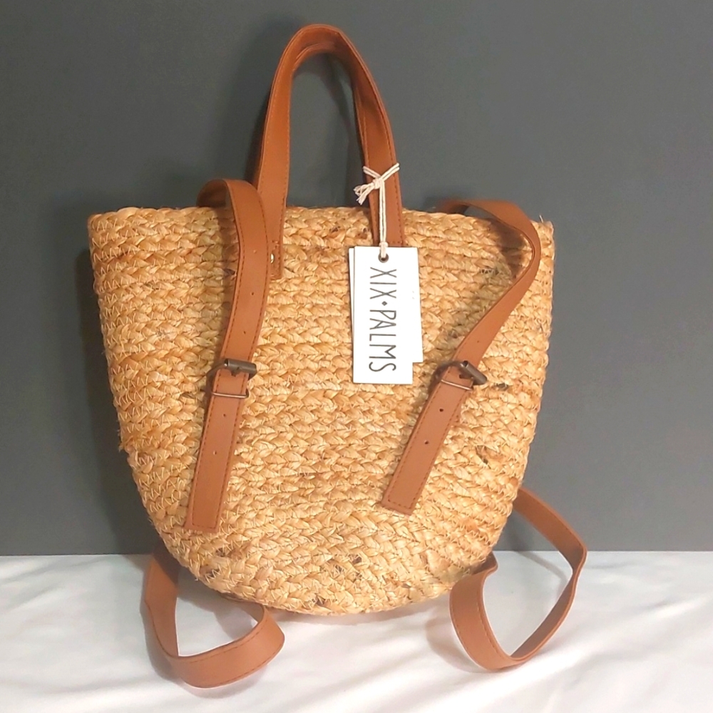 XIX Palms Woven Insulated Backpack